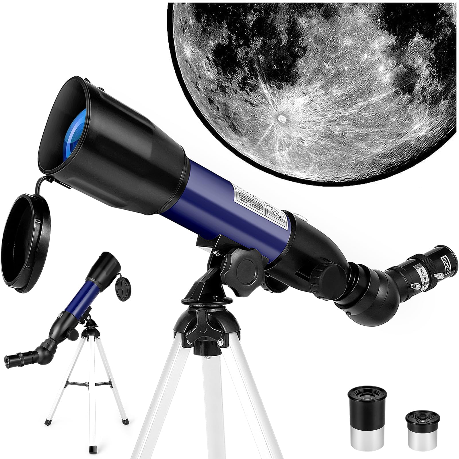 Zoomion® Telescoop Voor Beginners 140X Zoom - 70 mm Refractor - 7