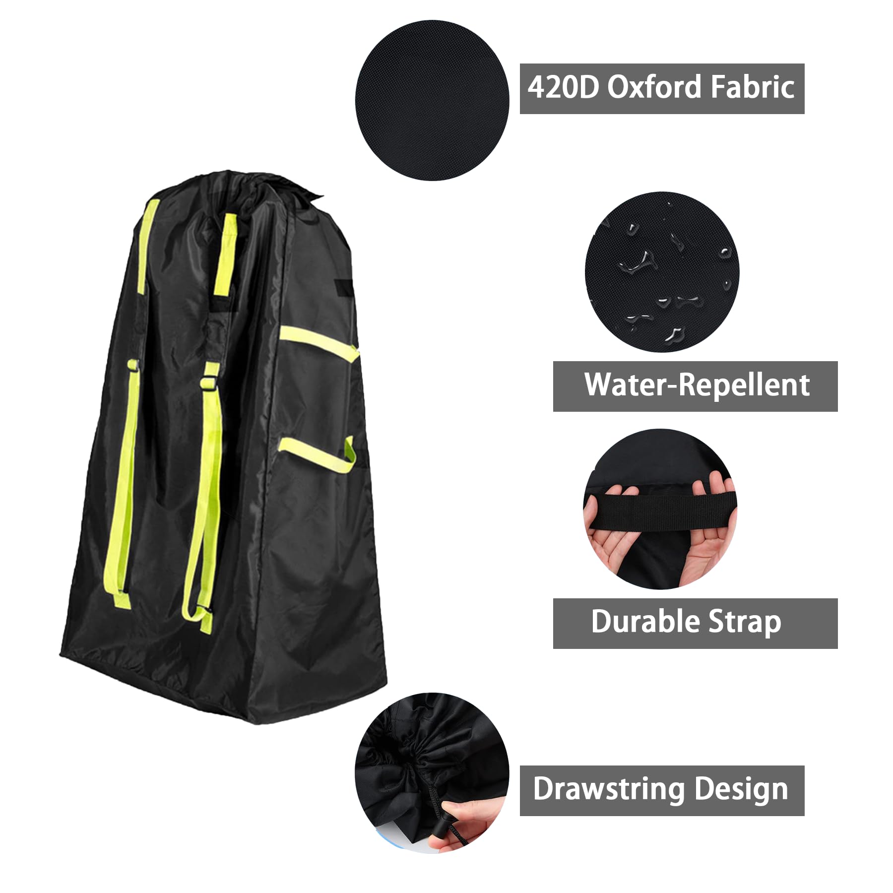 Travel Stroller Bag, Buggy Bag, Extra Large Airplane Pushchair - Image 3