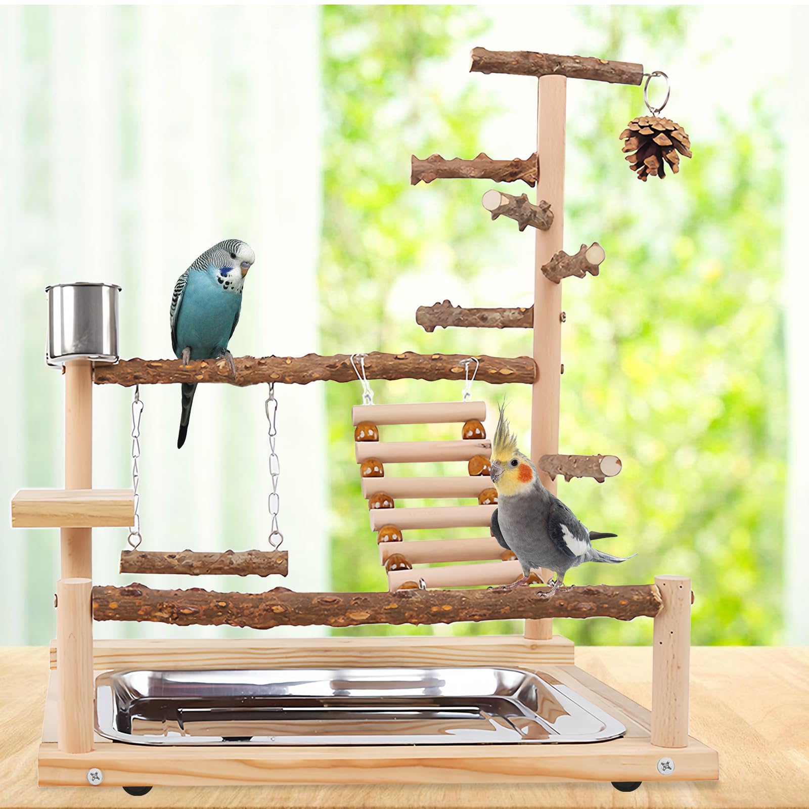 Vögel Spielplatz – Holzständer