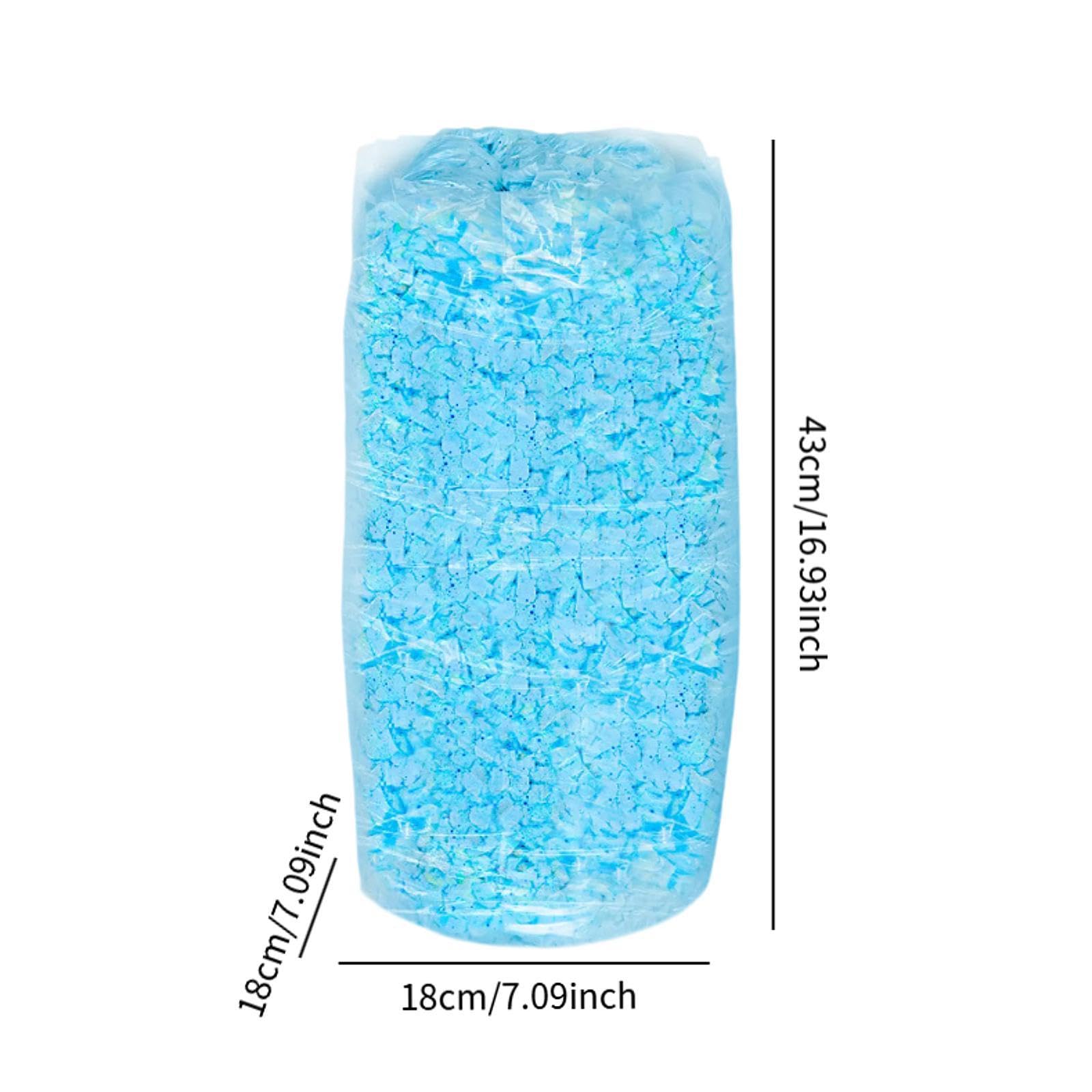 Frammenti di Schiuma Memory per Imbottitura di Cuscini, Poltrone E Lavori Artigianali, con Materiale Morbido, Adatti per Ristrutturazioni Domestiche E, Blu