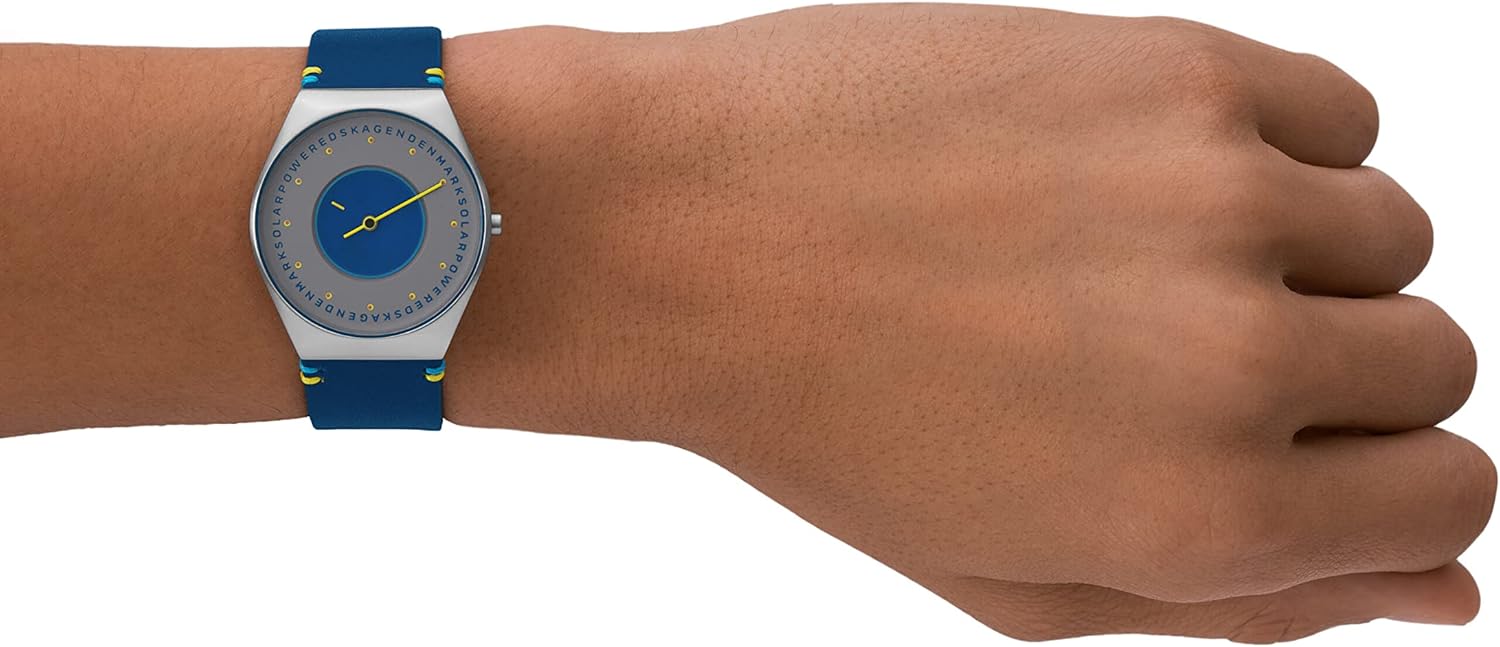 Skagen SKW6873 Grenen Solar Halo Watch on a wrist