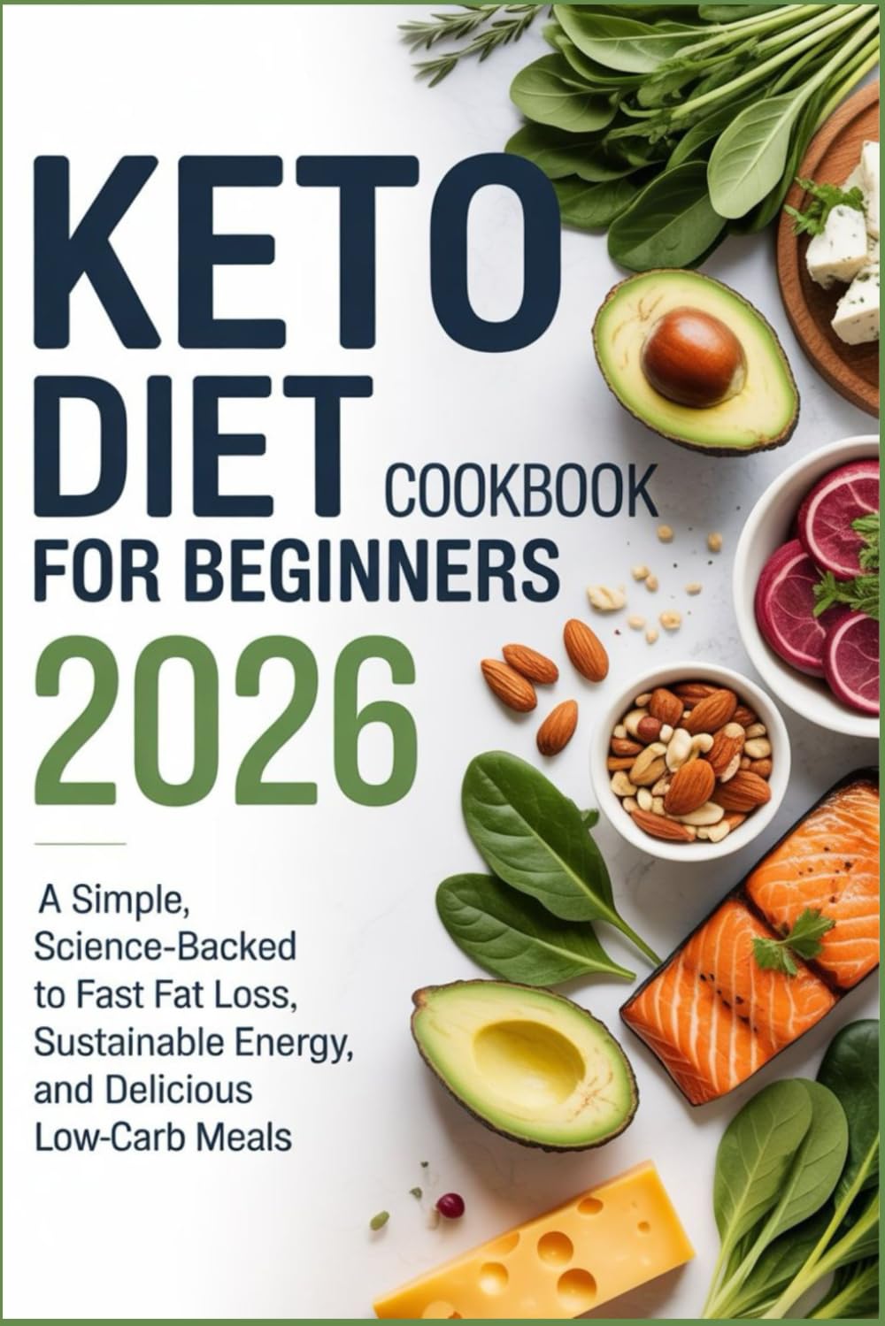 Keto Diet Cookbook for Beginners 2026: A Simple, Science-Backed Guide to Fast Fat Loss, Sustainable Energy, and Delicious Low-Carb Meals