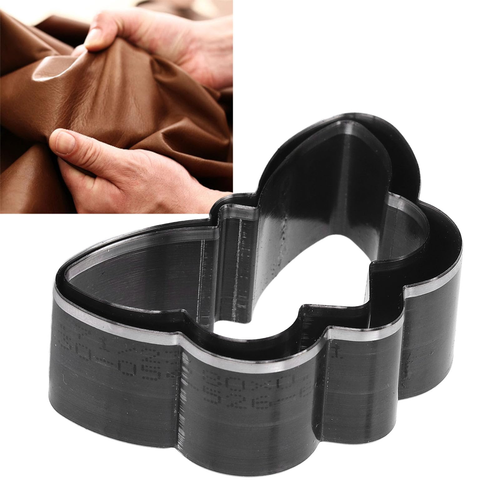Leder-Stanzform in Flügelform |Bastelwerkzeug aus legiertem Stahl für Leder/Stoff/Papier |2-teiliges Set mit Aufbewahrungsbox |Expert-Stanze mit glatter Peripherie