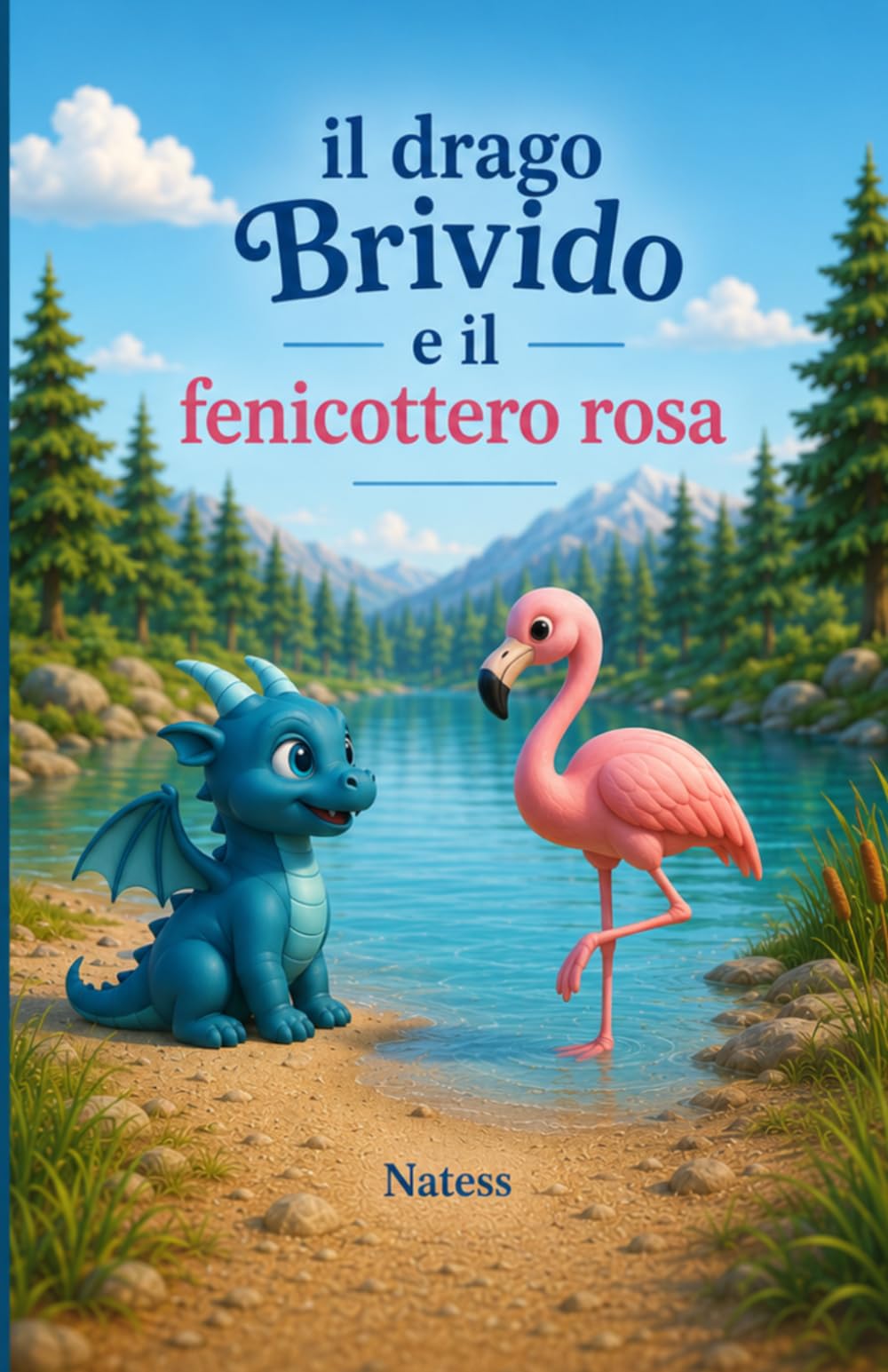Il drago Brivido e il fenicottero rosa: Una storia per bambini sull’amicizia e il coraggio
