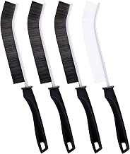 4Pcs Gap Cleaning Brush, Ginsco Hard-Bristled Crecive Cleaning Brush, Crevice Cleaning Tool Multifunctional Brushes for Household Use, Household Cleaning Tool Small Cleaning Brush for Shutter Door Window Track Kitchen Bathroom