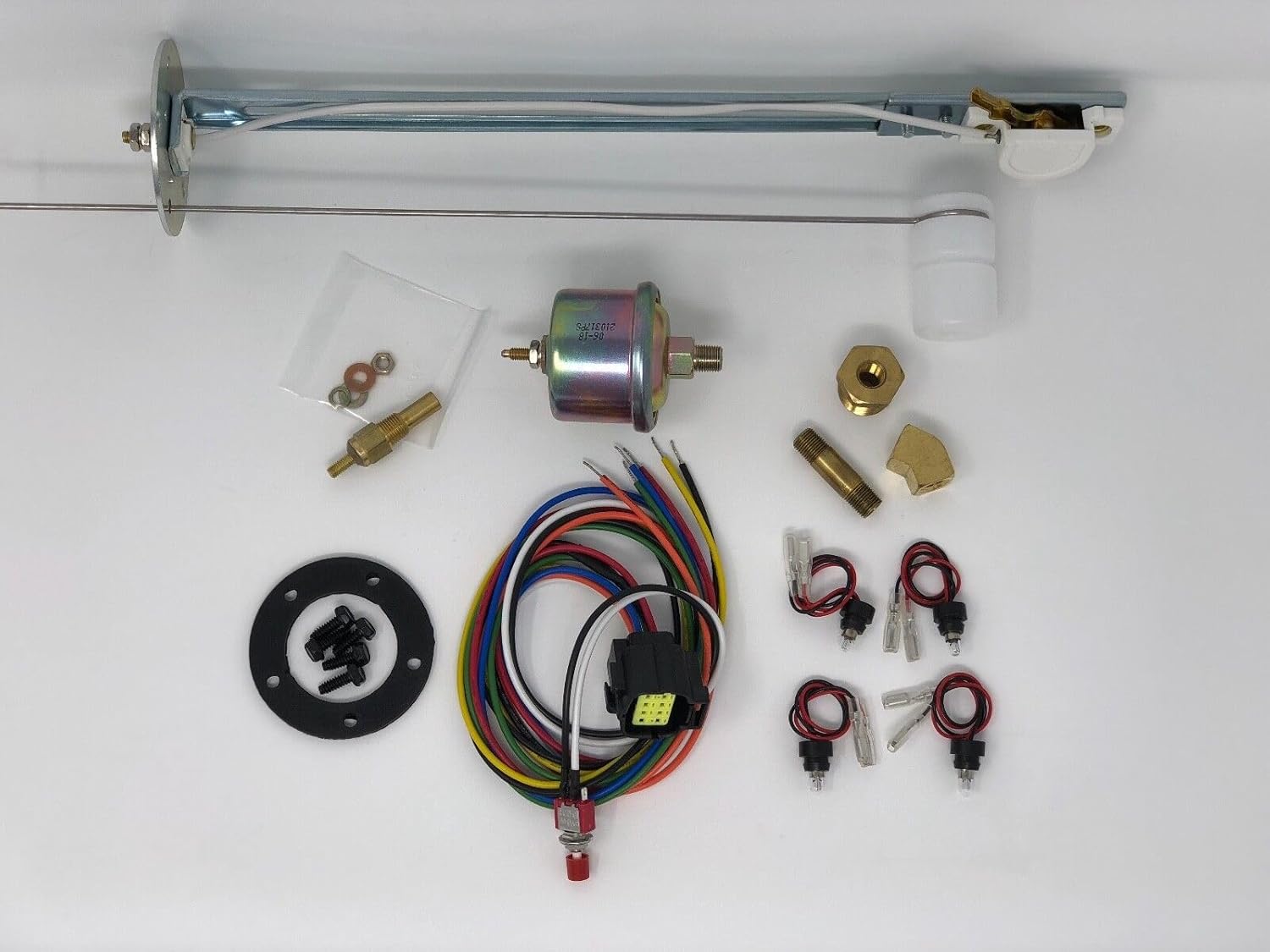 1940 Chevy Car 5 Gauge Dash Cluster Panel Set Powder Coated Beige