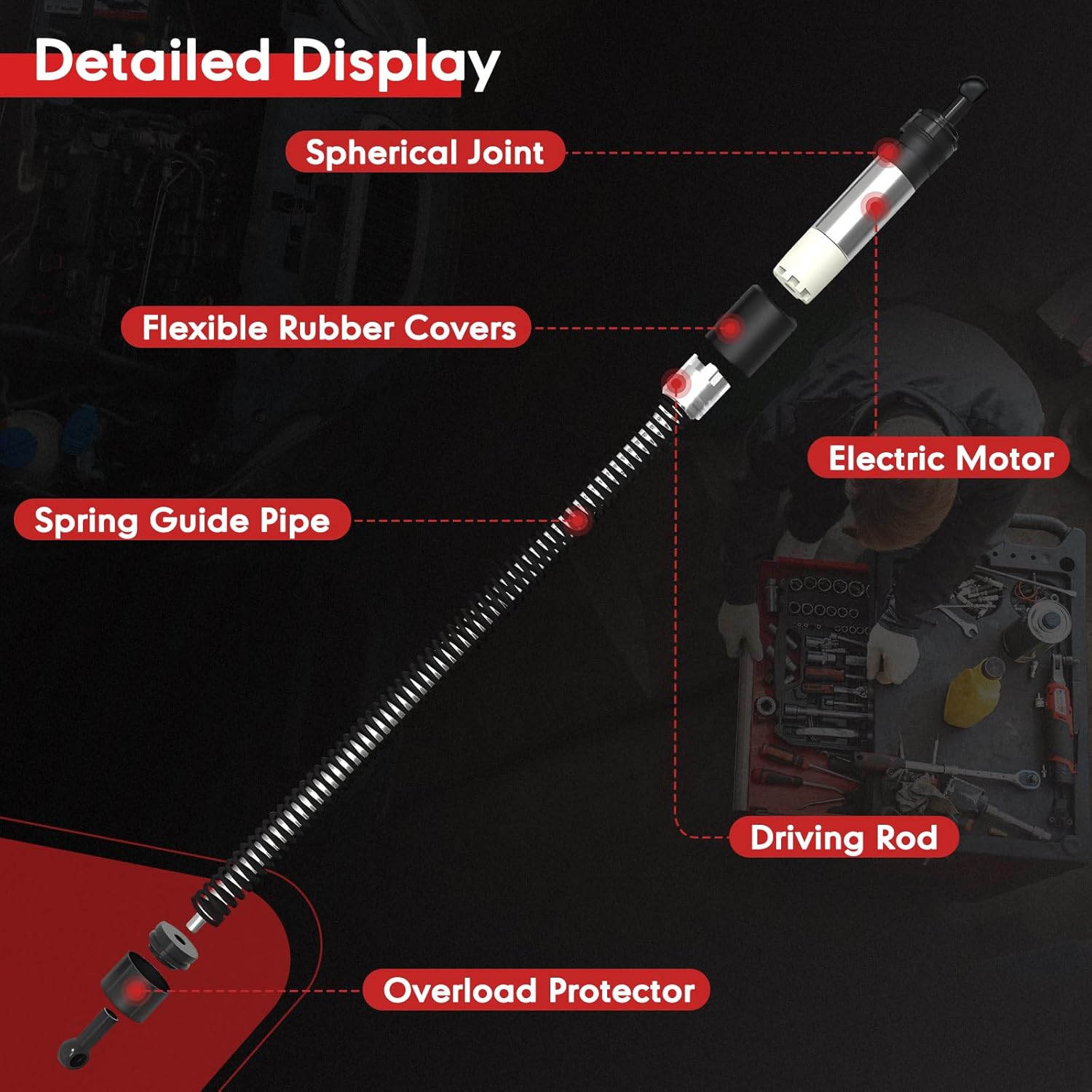 Rear Liftgate Power Support Shock Strut for 2013-2018 Toyota RAV4 Trunk Tailgate Power Shock Support Replace for 6892009010,6891009010
