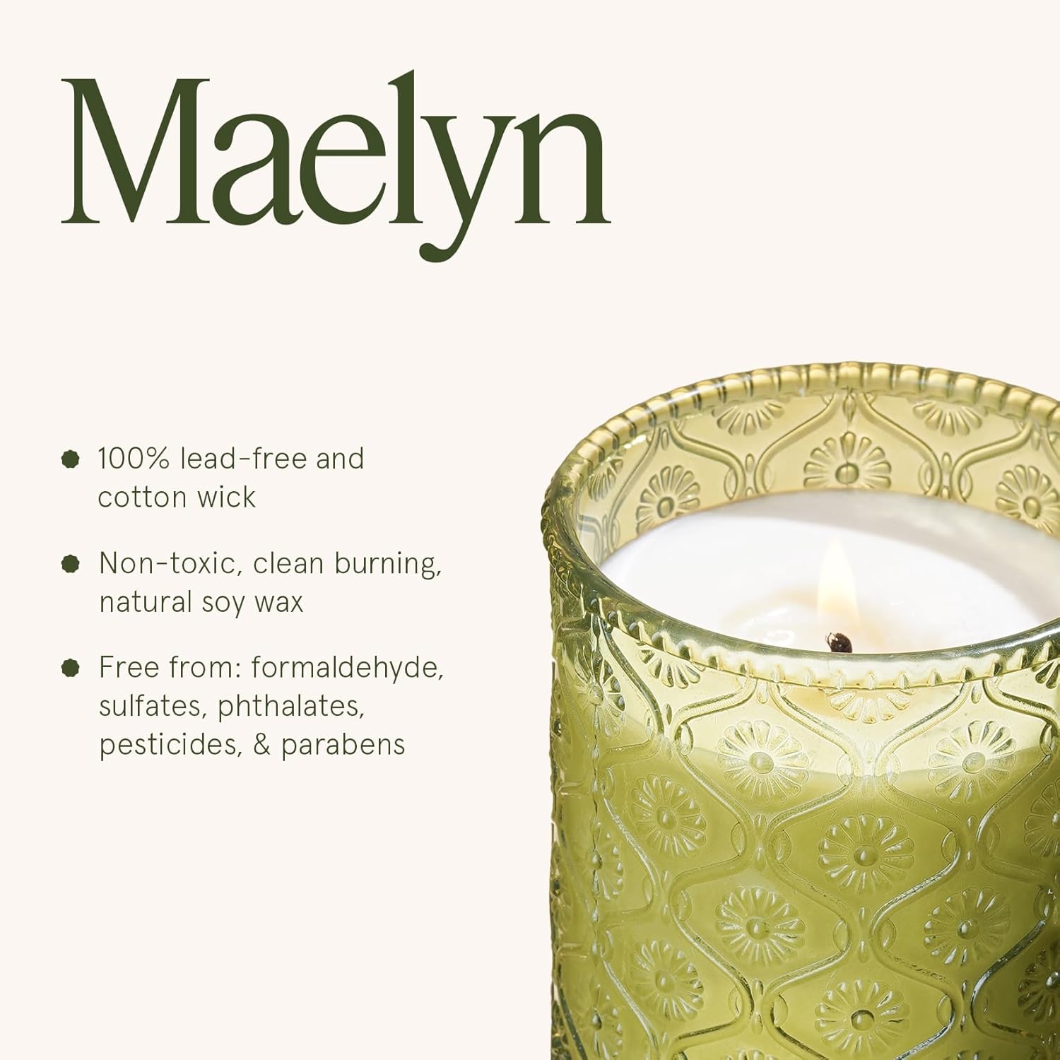 LA JOLIE MUSE Starlit Golden Fir Scented Candle | Cedarwood, Patchouli & Fir Balsam | 6 oz Soy Wax | 40 Hours Clean Burn | Fresh Scent Candles for Home | Gift-Ready for Hosts & Gatherings - Image 6