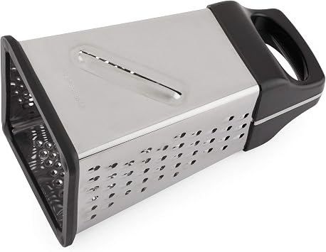 BOJ Multi-sided grater in stainless steel with ABS handle 4 sides