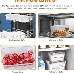 3Pcs Fruit Containers for Fridge with Removable Colanders and Lids, Airtight Storage Container to Keep Fruits, Vegetables, Berry, Meat Fresh Longer, Dishwasher & Microwave Safe