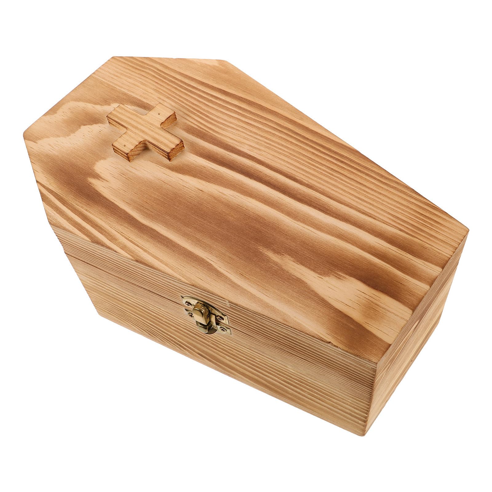 Caja de madera reutilizable y fácil de almacenar estilo gótico