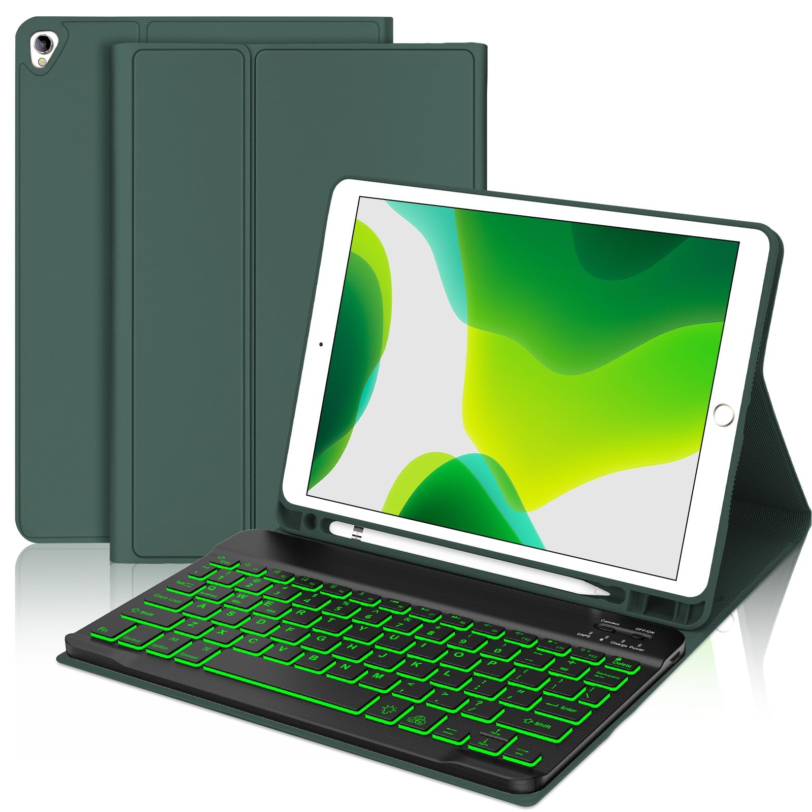 Photo 1 of BORIYUAN Backlit Keyboard Case for iPad 10.2"