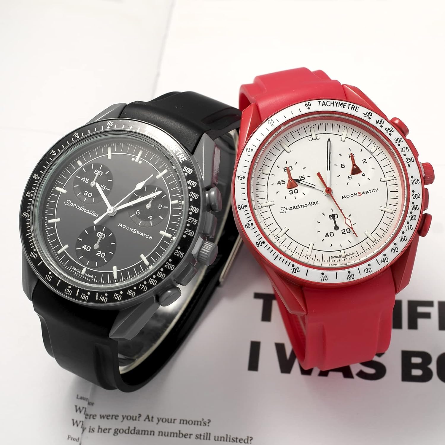 Silicone Watchband for Moonswatch for Men and Women, Watch Strap for Omega X for Swatch for Speedmaster