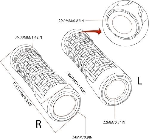 Miniatura 5 de Motorcycle for Y&AMAHA XJ6N XJ-6N XJ6 Diversion 2009-2016 Motorcycle Accessories Handlebar Balanced Cap Plug Slider Handle Bar Grips End