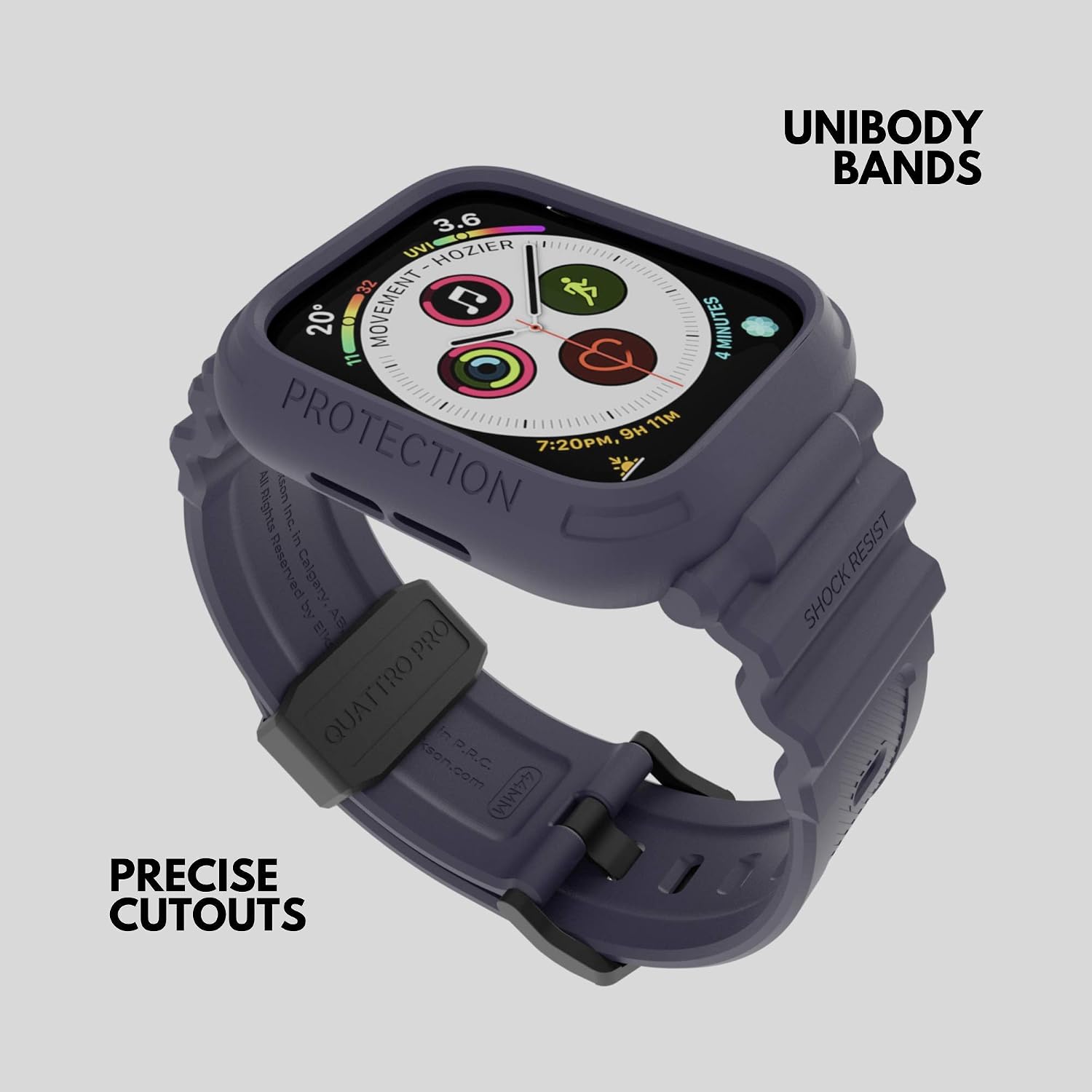 elkson Made for Apple Watch Band 45mm 44mm Bumper Case - Image 5
