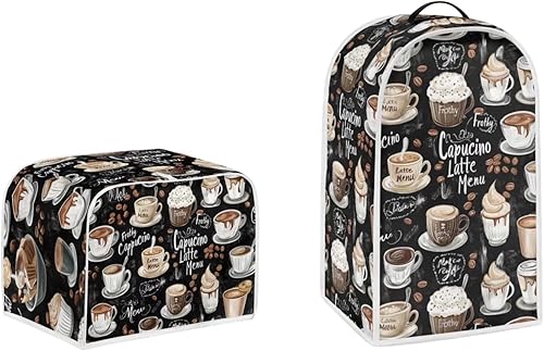 Vista 135 de doginthehole Lindos elefantes decorativos para electrodomésticos pequeños, juego de cubiertas de protección de huellas dactilares para cocina