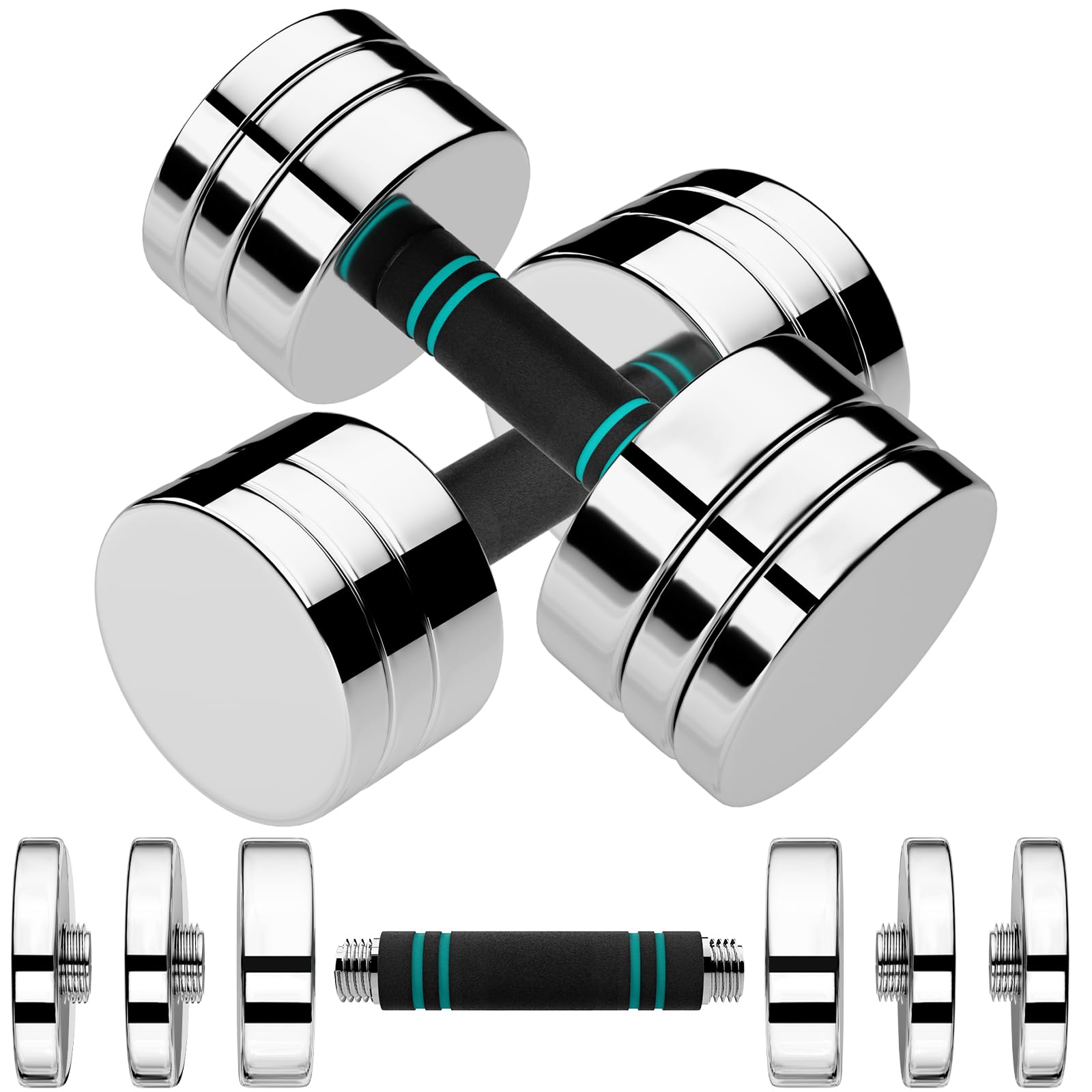 LIFERUN Steel Adjustable Dumbbells