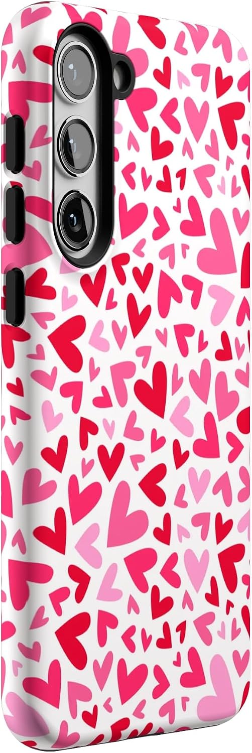 Casely Galaxy S23 Plus Case | XOXO | Candy Hearts | Essential Slim Dual-Layer Protective Design
