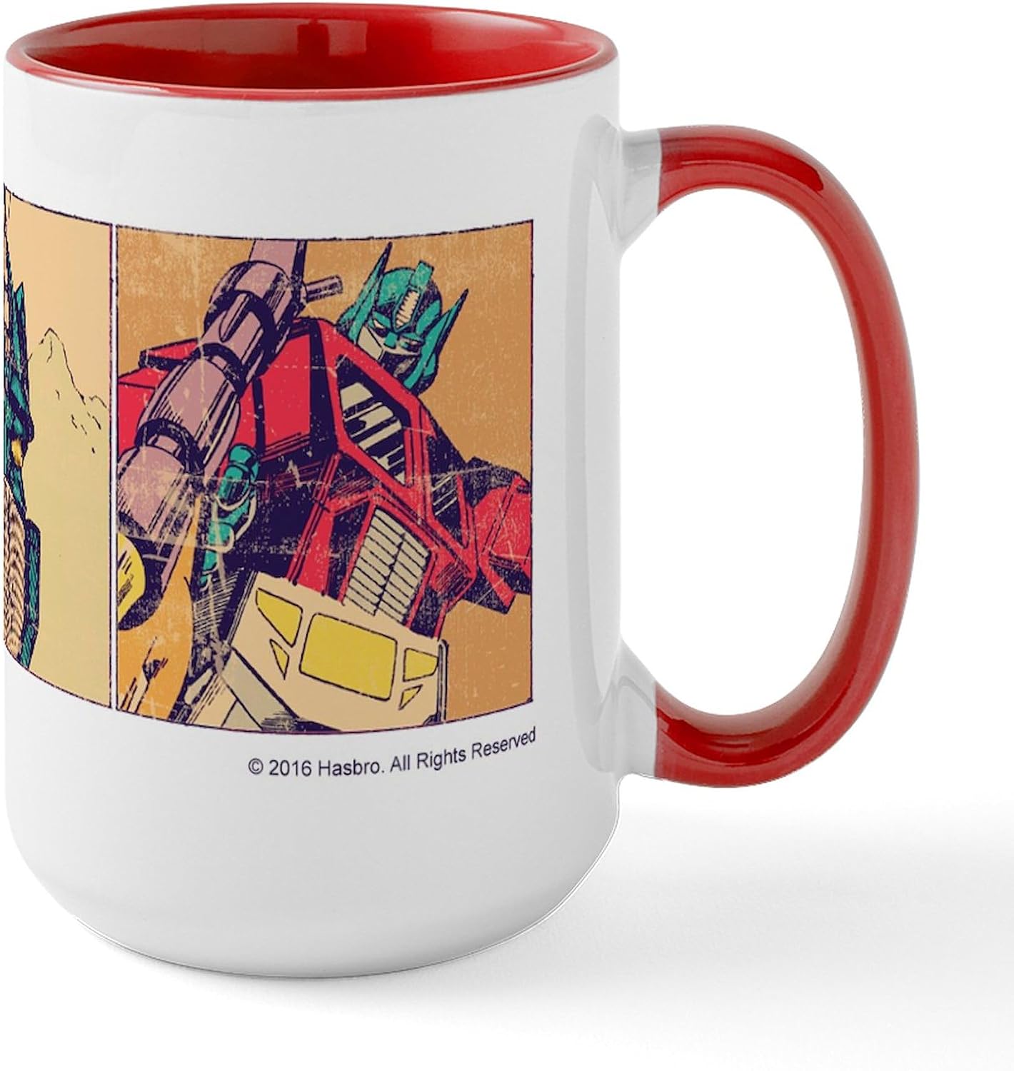 CafePress Transformers Optimus Prime Retro Large Mug 15 oz (444 ml) Ceramic Coffee Mug