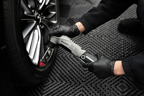 Miniatura 2 de Maxshine Mini pulidora inalámbrica profesional de 3 piezas con kit de compuesto de corte y pulido (M0312 V2) - Ligero (1.93 libras), 6 velocidades,