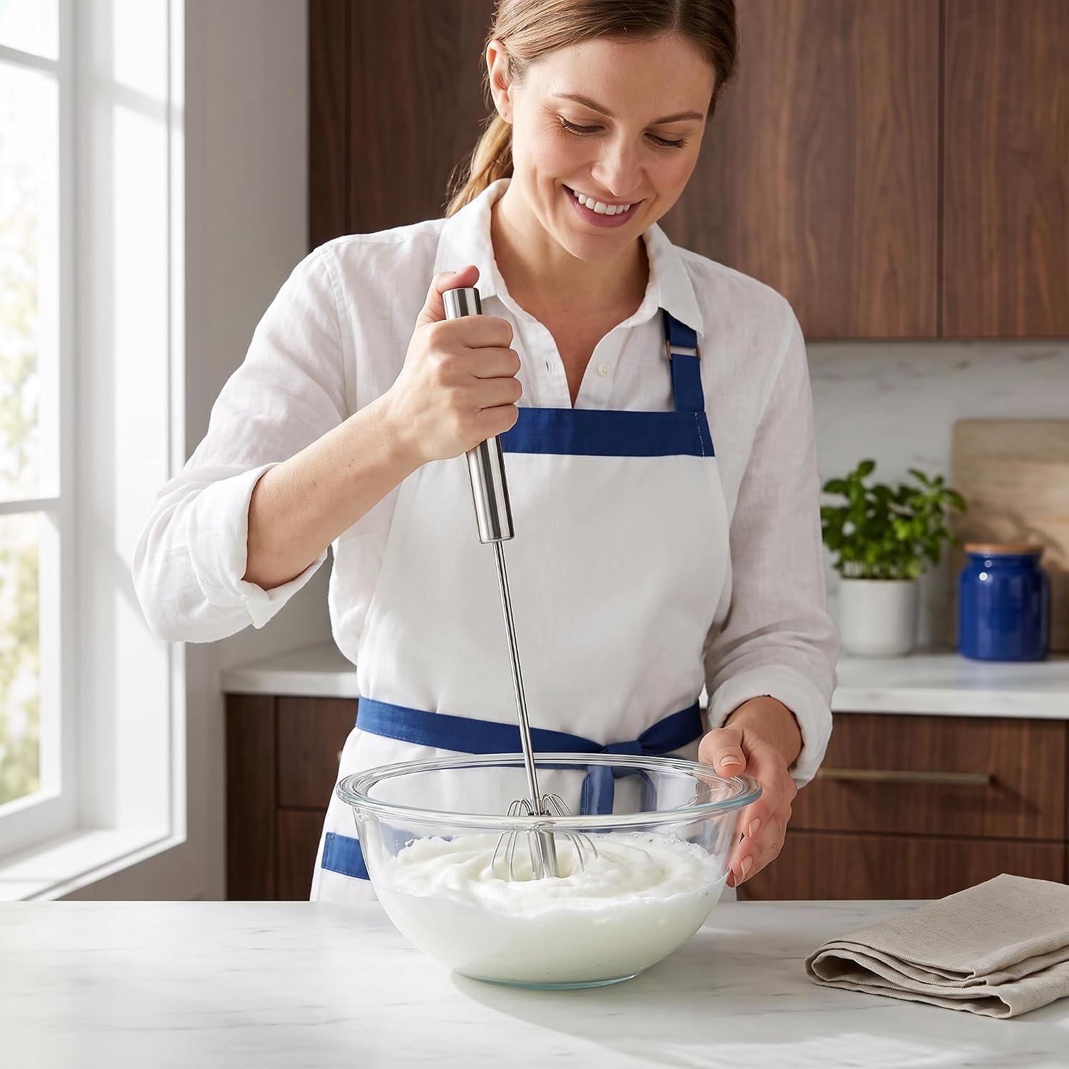 Stainless Steel Egg Whisk (12")