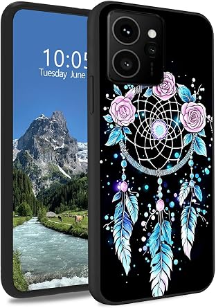 TPU Case for HMD Skyline 5G Slim Black Soft TPU Silicone Shockproof Non-Slip Protective Case fit Women Men for Nokia HMD Skyline 5G 6.55",Dreamcatcher Pink Roses