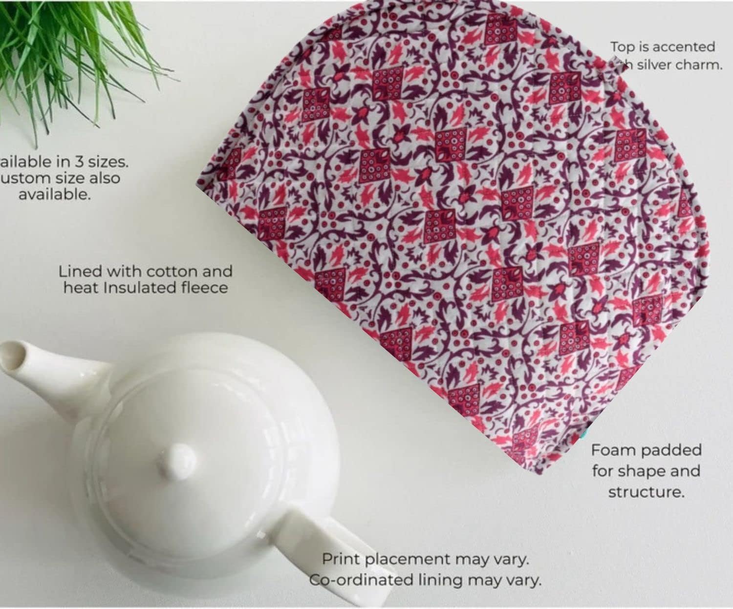 Ekavya Floral Tea Cozy for Teapot