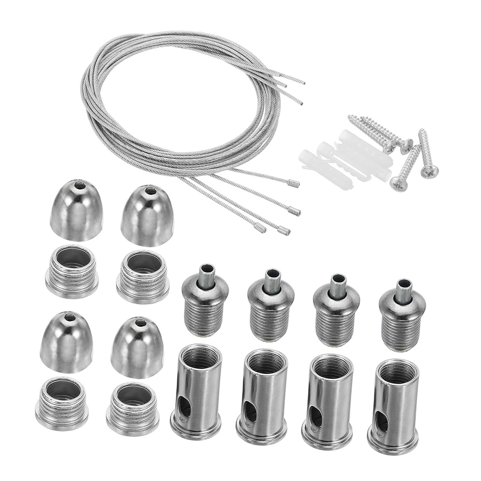 Ceiling Hanging Wire Cable Kit Mounting Hardware for Hotel Billboards Office 2m| Lamps, Lighting & Ceiling Fans | Chandeliers & Ceiling Fixtures-image-21