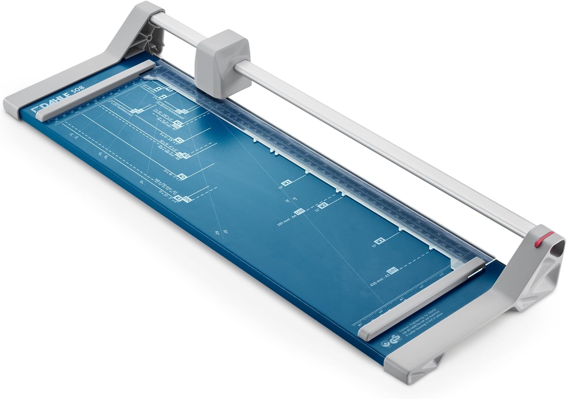 Dahle 508 Rotary Trimmer 2020 Model (Cutting Performance up to 6 Sheets/DIN A3) Blue