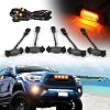 5pcs Led Grill Lights Fit for Toyota Tacoma 2015-2023 TRD-Pro or Aftermarket Tacoma TRD-pro Grills Grille Led Light Lights Amber Black led