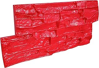Concrete Stamps Mats Set, Concrete Stamp Molds with Handle - Decorative Granite & Slate Seamless Texture Mat for Wall, Floor, Courtyard, Park Path | Cement Imprint Stamps for Outdoor & Indoor Decor