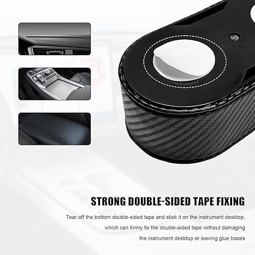 Miniatura 4 de Portavasos para automóvil, soporte doble para bebidas, organizador de consola central multifuncional, 3 x 7 x 2 pulgadas, organizador de bebidas