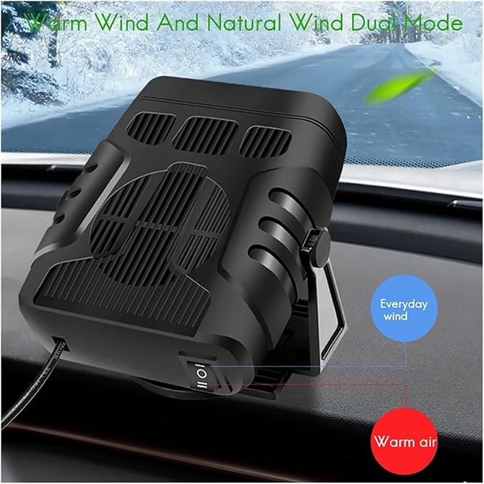 Calefactor Eléctrico Portátil Convector 200W 12V miniatura 5