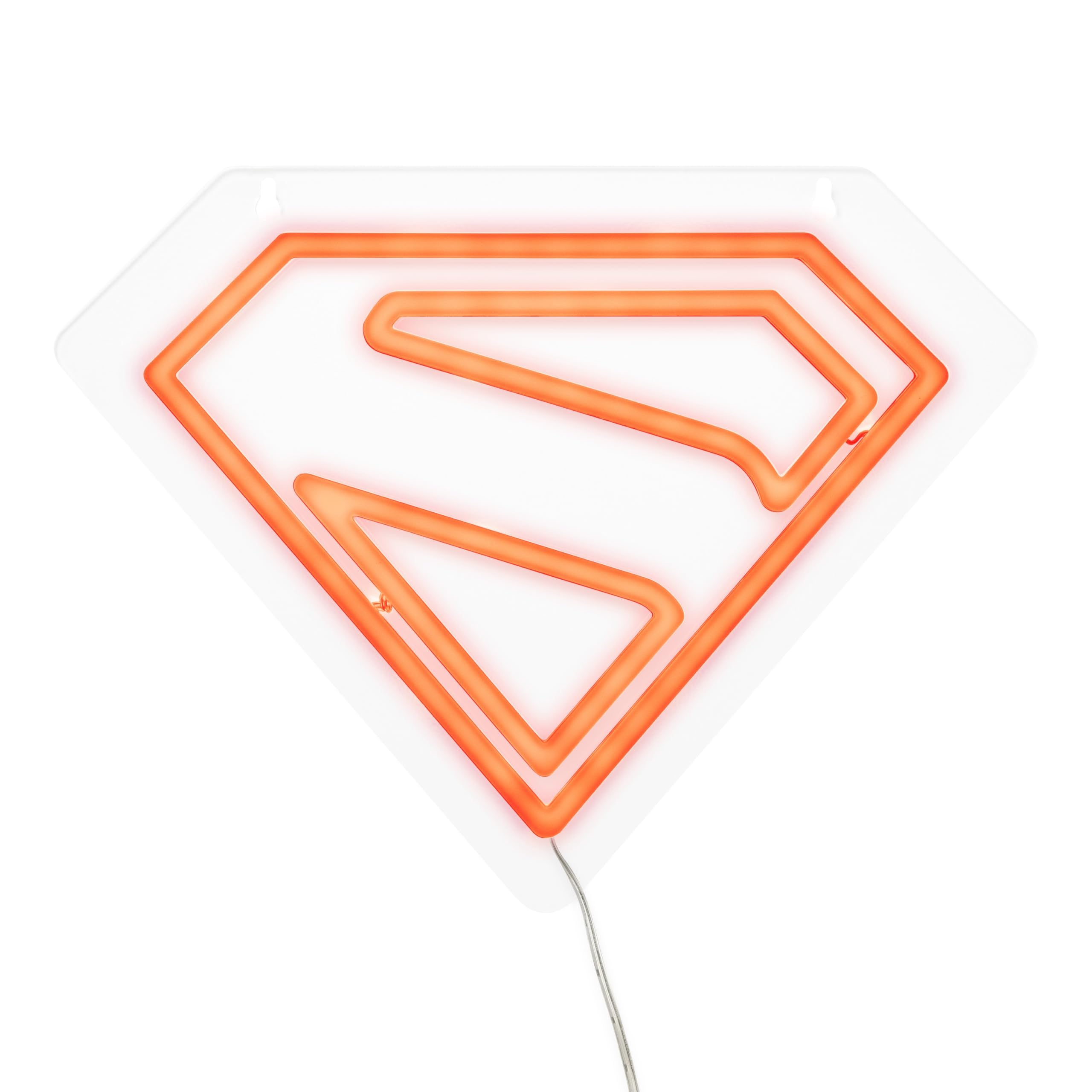 Paladone Bouteille d'eau en métal bleu Superman sous licence officielle DC Comics Superhero 500 ml Bouteille isotherme réutilisable en acier inoxydable pour l'école, le sport, le travail