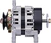 DC 24V Dual Wheel Generator 2000W 4000RPM Permanent Magnet Generator with Pure Copper Coil & Brushless Motor Low Noise Portable for Charging & Lighting Agriculture Vehicle