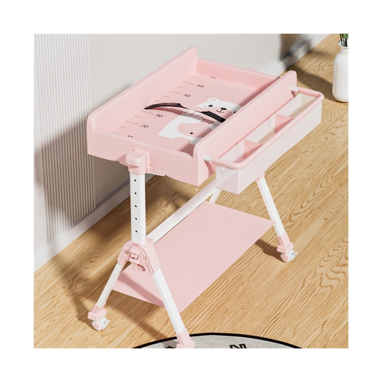 Fasciatoio portatile per neonati, Fasciatoio for pannolini for bambini, tavolo for allattamento rimovibile, vasca idromassaggio, fasciatoio multifunzionale for neonati Organizzatore per la cameretta d