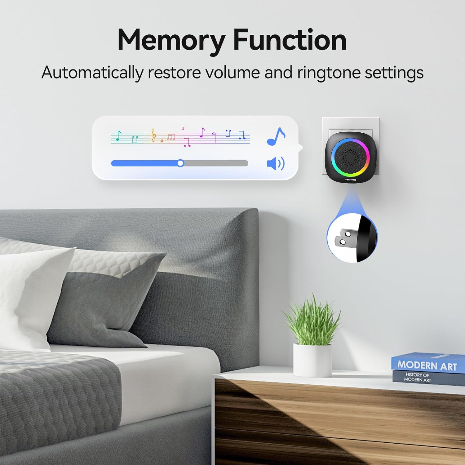 Doorbell memory function illustration