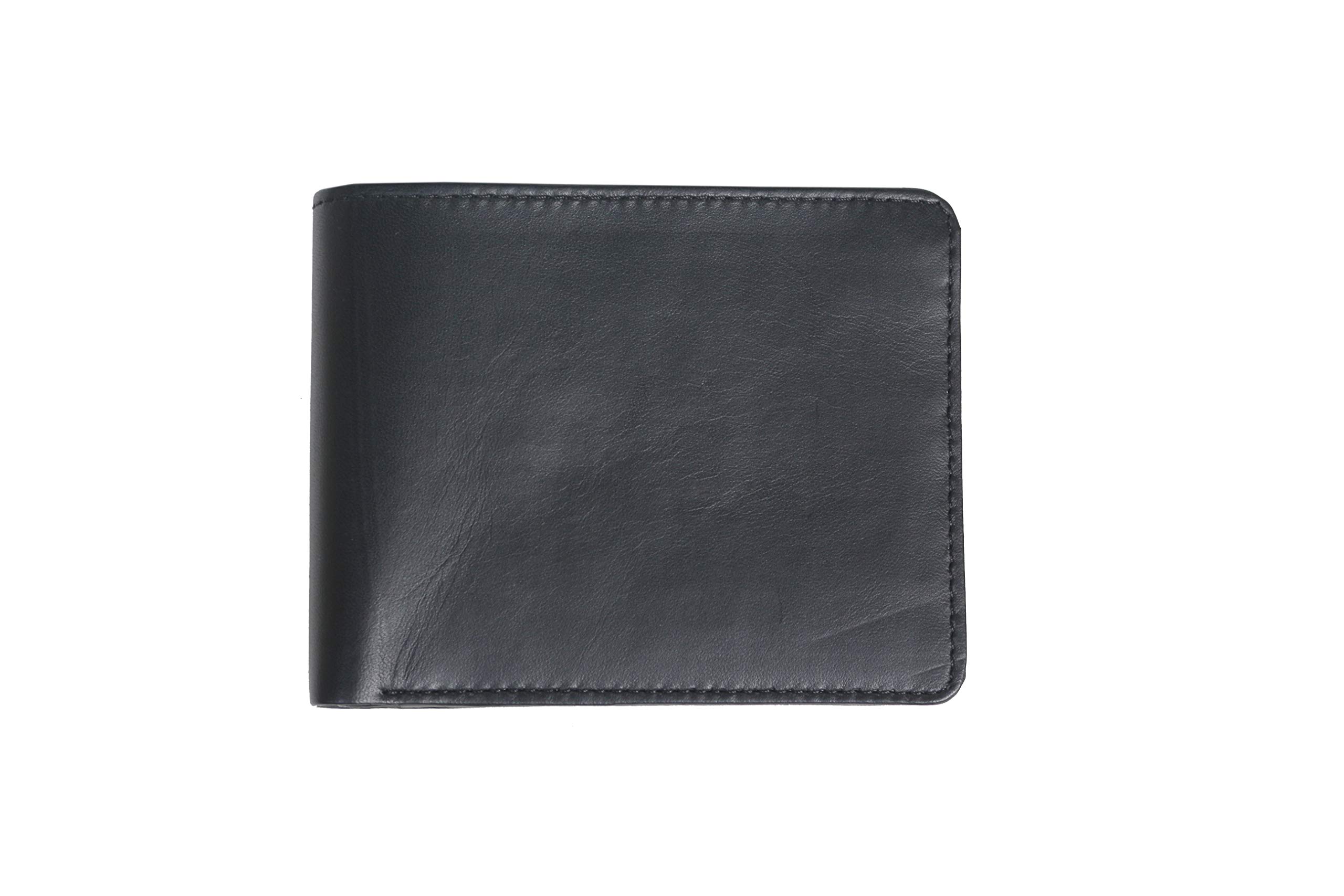 Black Color Napa Leather Wallet for Men Slim and Soft Genuine Virgin Leather - Hand Made-image-44