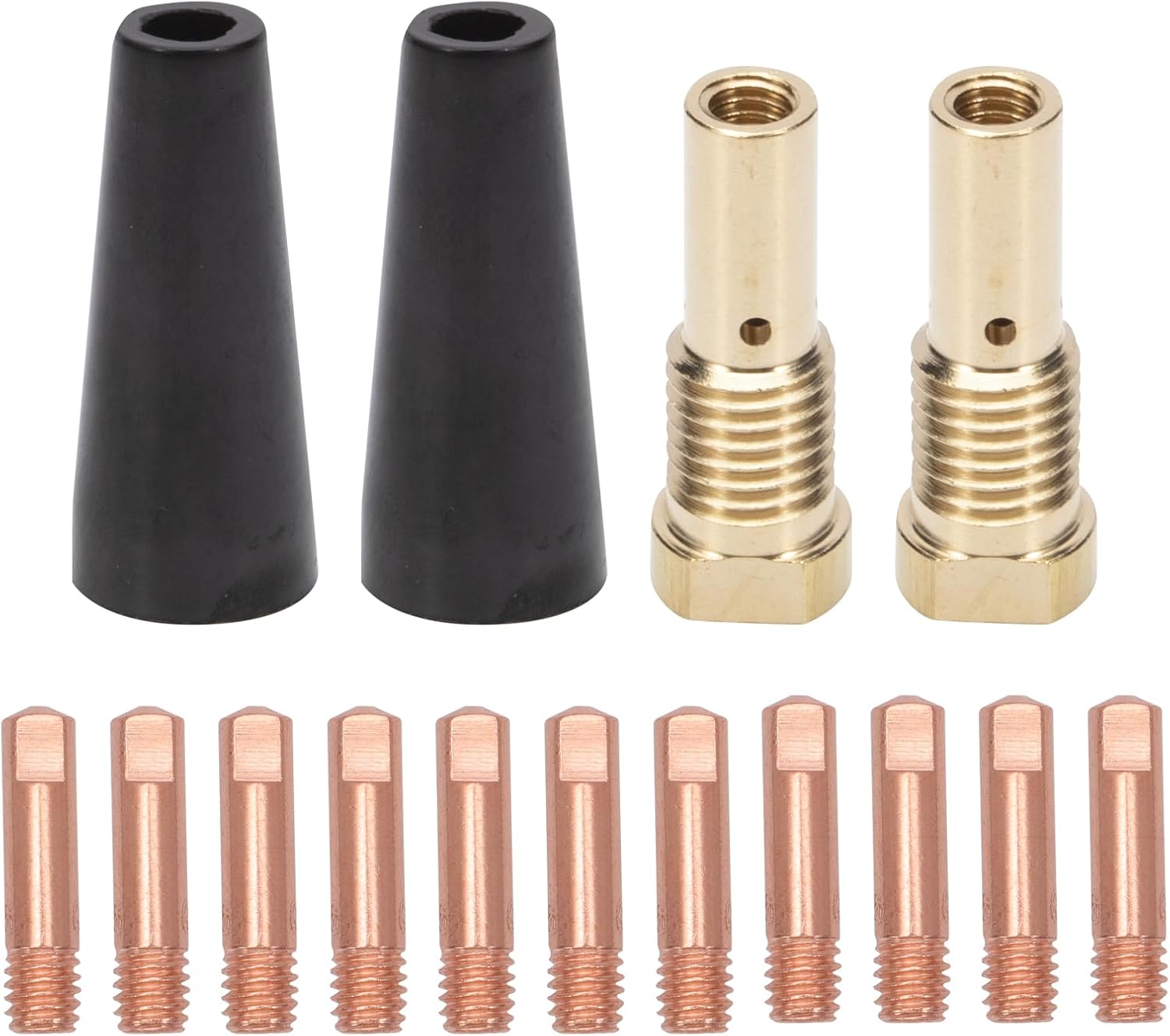 Flux Core Gasless Nozzle Tips Kit For Century FC90 80GL Forney Easy