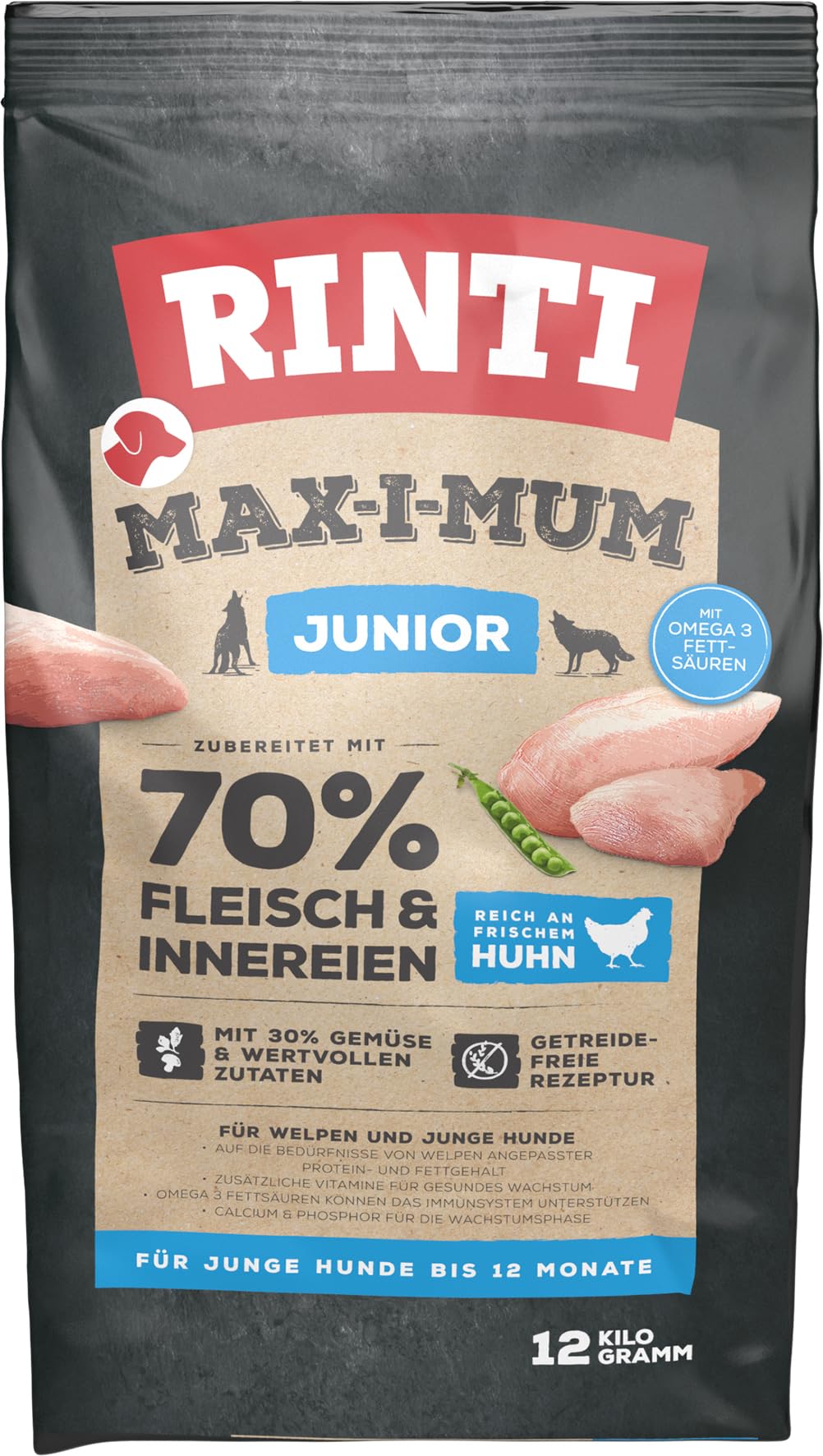 RINTI MAX-I-MUM Junior Huhn 12 kg