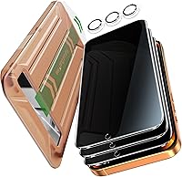 Vista 10 de YMHML Paquete de 2 protectores de pantalla de privacidad compatibles con iPhone SE 2020 2ª 2022 de 3ª generación, iPhone 8, 7, 6S, 6, 6, 6