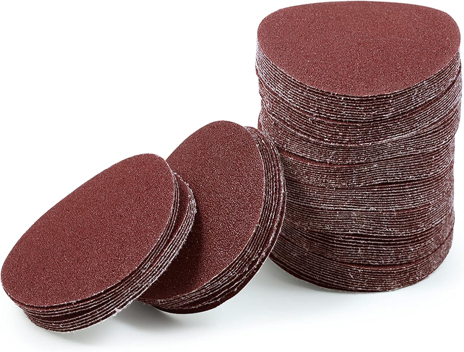 Leontool サンドペーパー サンディングペーパー 80 100枚 75mm 送料無料 激安 お買い得 キ フト マジック式 丸型 赤 研磨用 木工用 表面処理 木工 プラスチック 金属表面 家具 下地処理 超精密仕上げ磨きに使いやすい 穴なし 紙やすり 塗装剥がし 樹脂 仕上げ