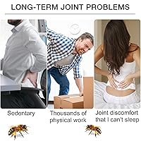 Vista 4 de 2 unidades de veneno de abeja profesional, crema de veneno de abeja y cúrcuma, crema natural de veneno de abeja, eficaz para la espalda, cintura