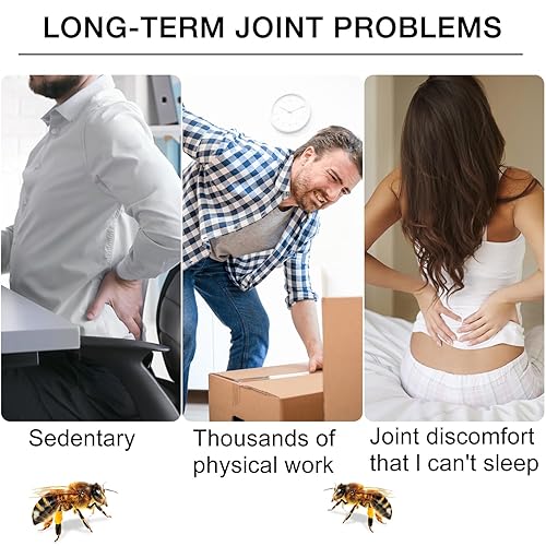 Miniatura 4 de 2 unidades de veneno de abeja profesional, crema de veneno de abeja y cúrcuma, crema natural de veneno de abeja, eficaz para la espalda, cintura,