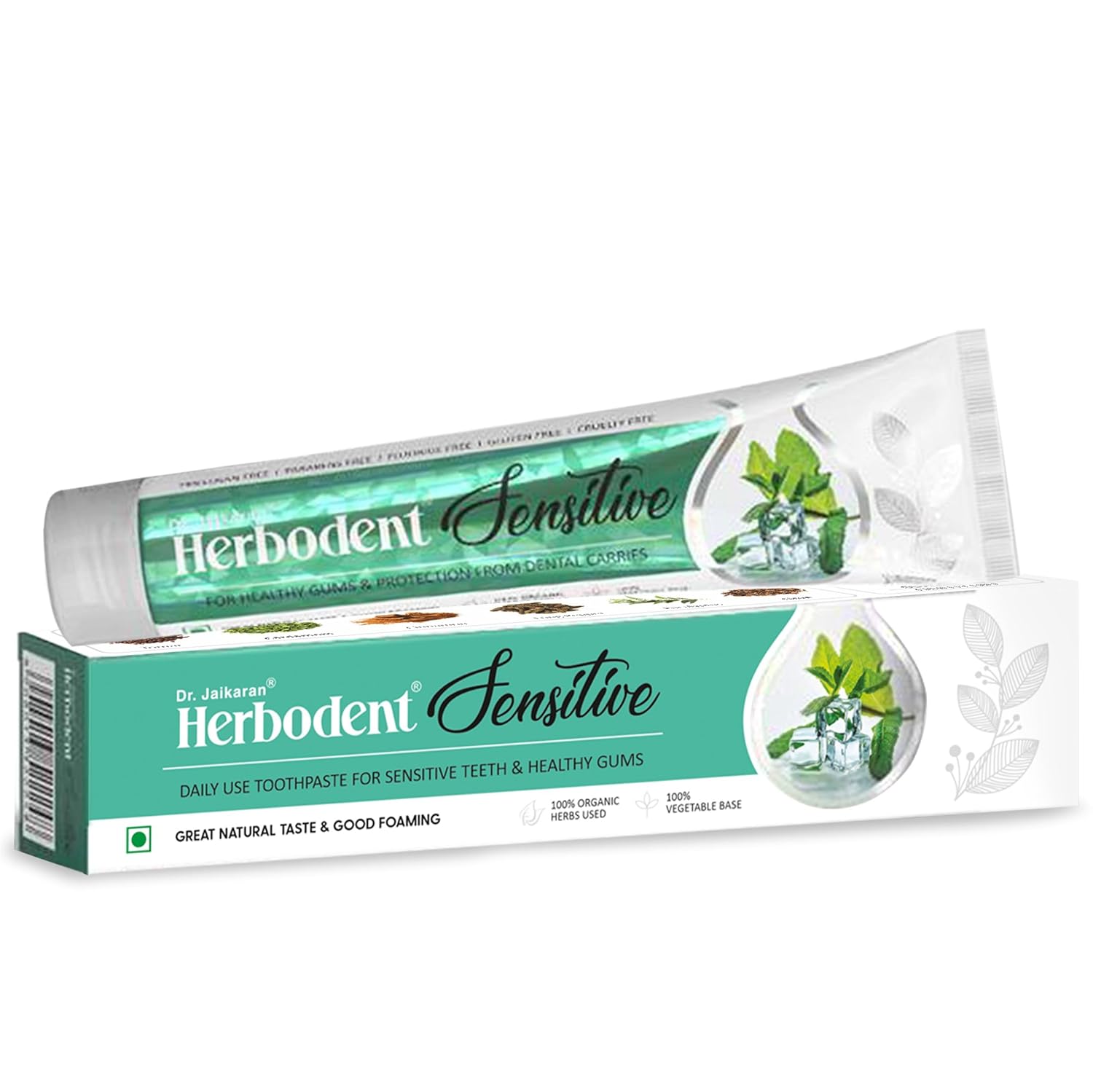 Herbodent Sensitive Toothpaste - 6 53 Oz Pack of 1 Enamel Repair Cavity Protection Fluoride Free Sensitive Care