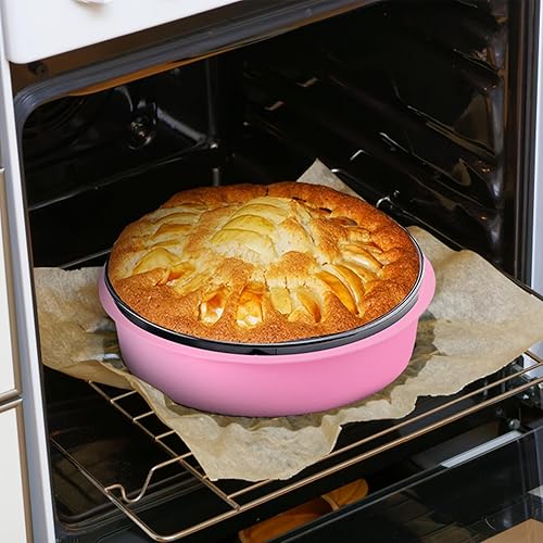 Miniatura 5 de TOYMIS Protector de sartén para tartas de queso, protector de silicona para tartas de queso, protector de baño de agua para molde redondo de 99.5