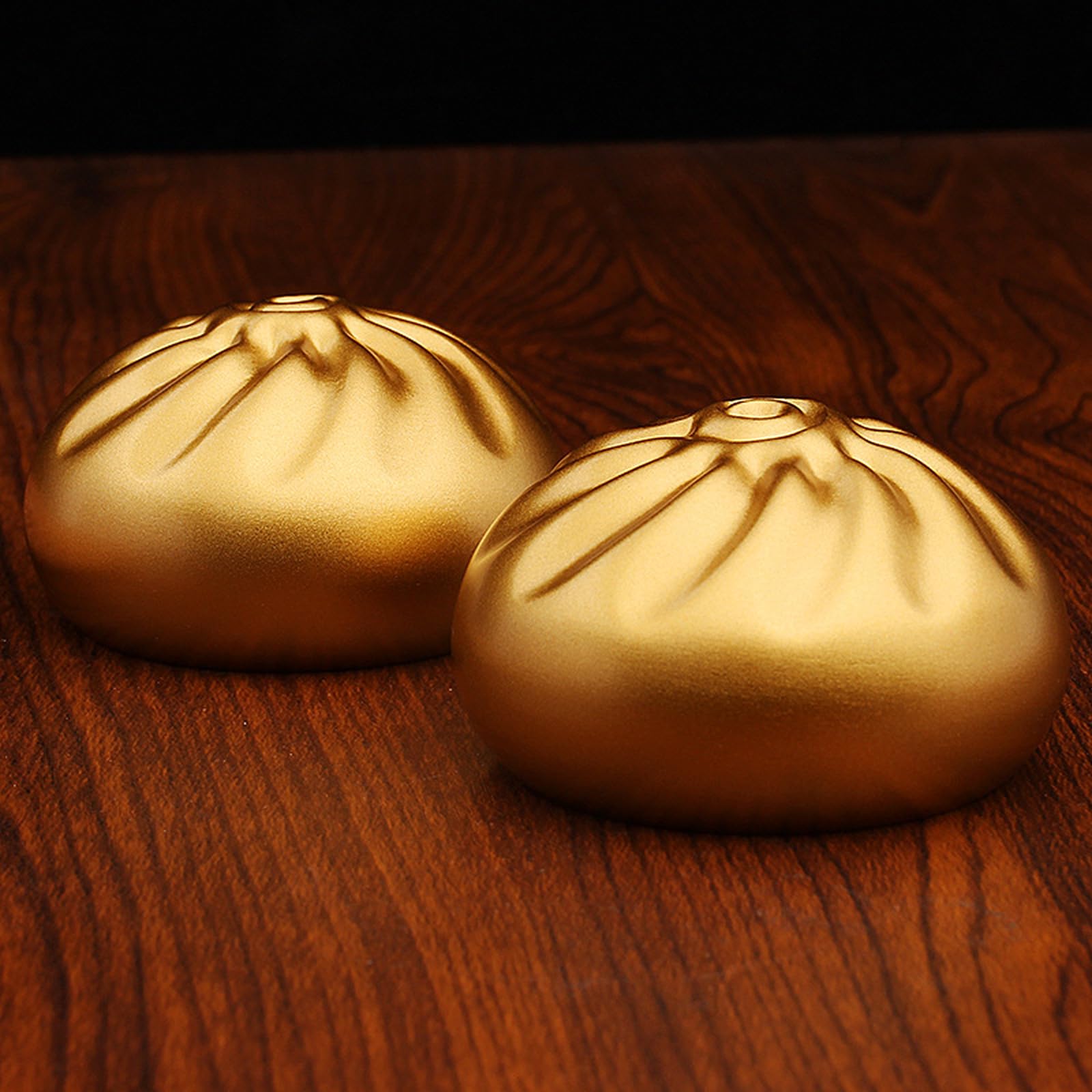 NBKLSWSUI Handmade Brass Paperweight Sculpture For Men's Office Desk&man Cave Vintage Decor Unique Feng Shui, 2