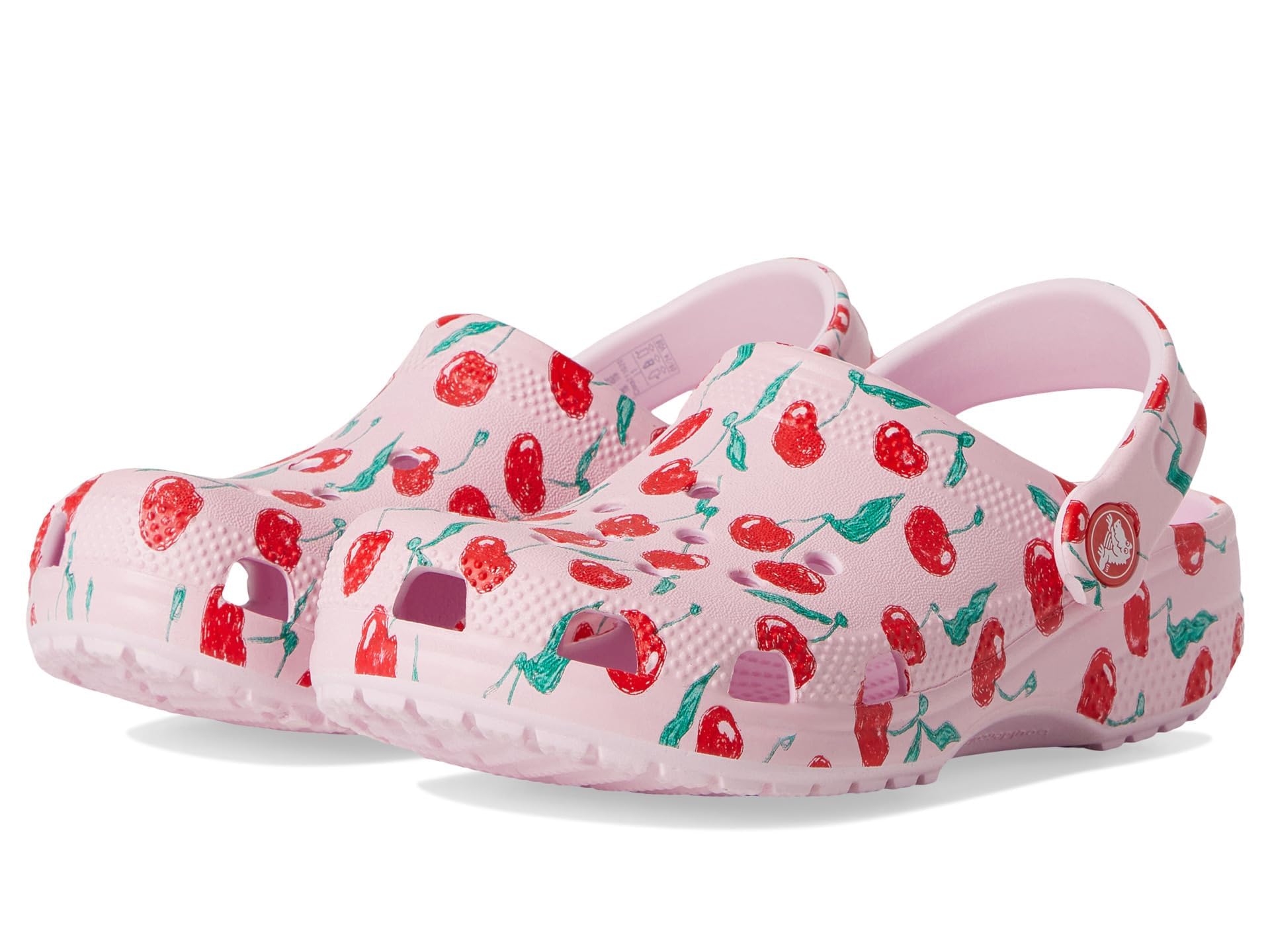 Crocs Unisex's Classic Clogs with Patterns and Graphics (Little Kid/Big Kid) Pink Milk 4 Medium