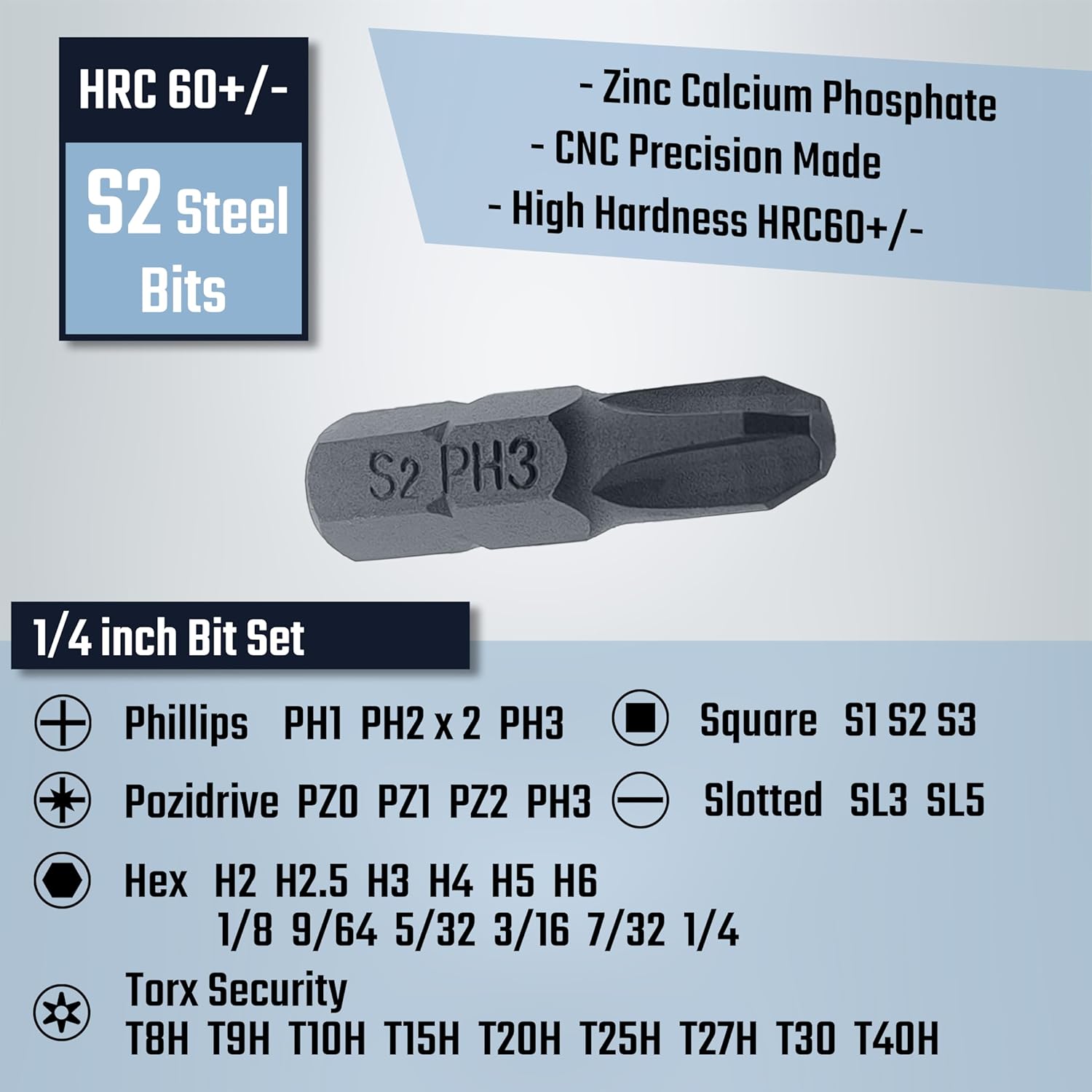 64 in 1 Gearless Ratchet Screwdriver Bit Set, Ultra Smooth Operation, Flat Handle for Tight Spots and High Torque, Magnetic Assembly, 58pcs 1/4 inch and 4mm S2 Steel Bits for Versatile Use