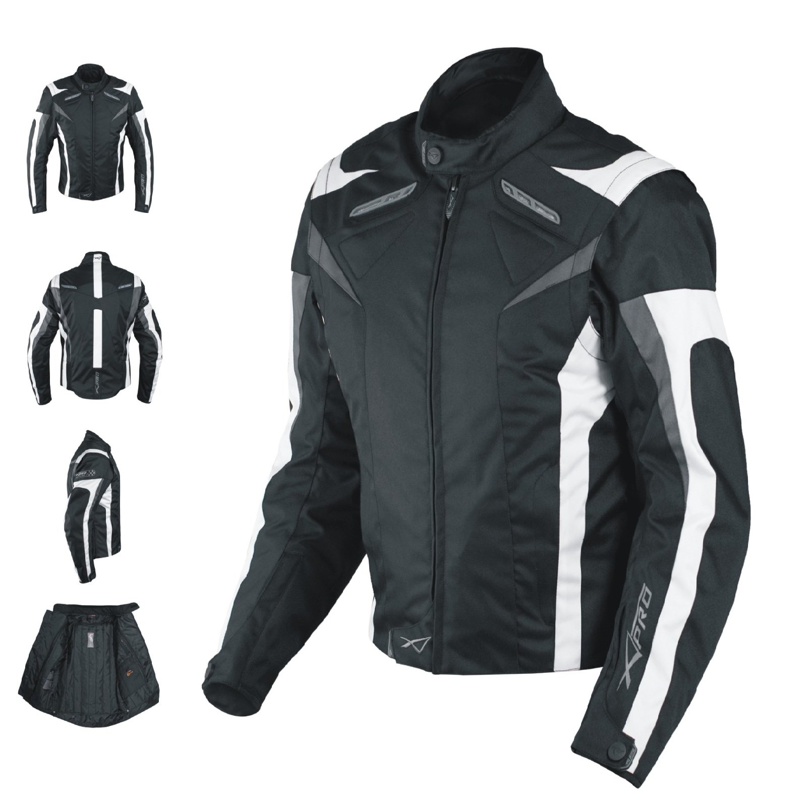 A-pro Lady Femme Blouson Tissu Textile Gilet Thermique Protections CE Veste